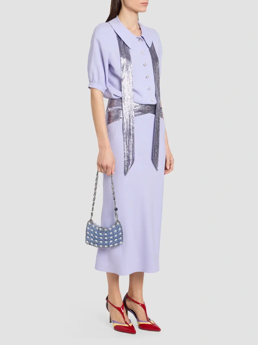 Rabanne Women's 1969 Nano Embellished Shoulder Bag | Thumbnail 2