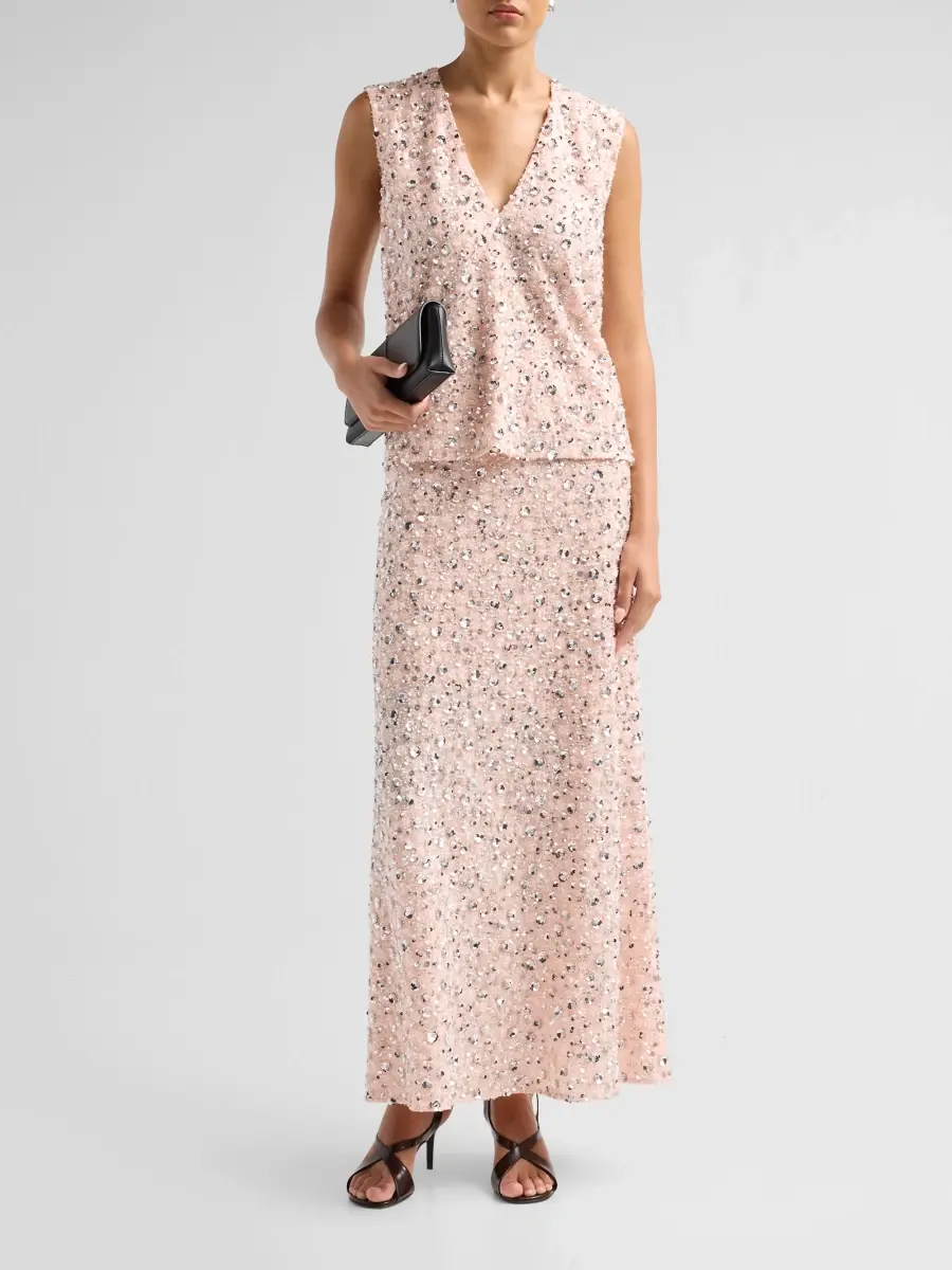 Rabanne Women's Embellished Maxi Skirt | Thumbnail 2 Rabanne Women's Embellished Maxi Skirt | Thumbnail 2