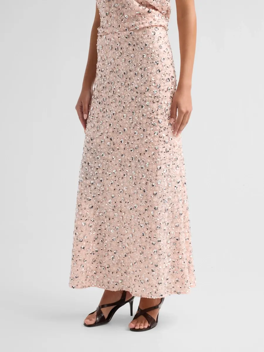Rabanne Women's Embellished Maxi Skirt | Thumbnail 4 Rabanne Women's Embellished Maxi Skirt | Thumbnail 4