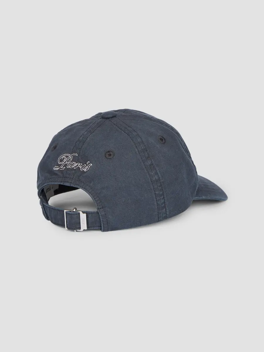 AMI PARIS Men's Embroidered Cotton Cap | Thumbnail 2 AMI PARIS Men's Embroidered Cotton Cap | Thumbnail 2