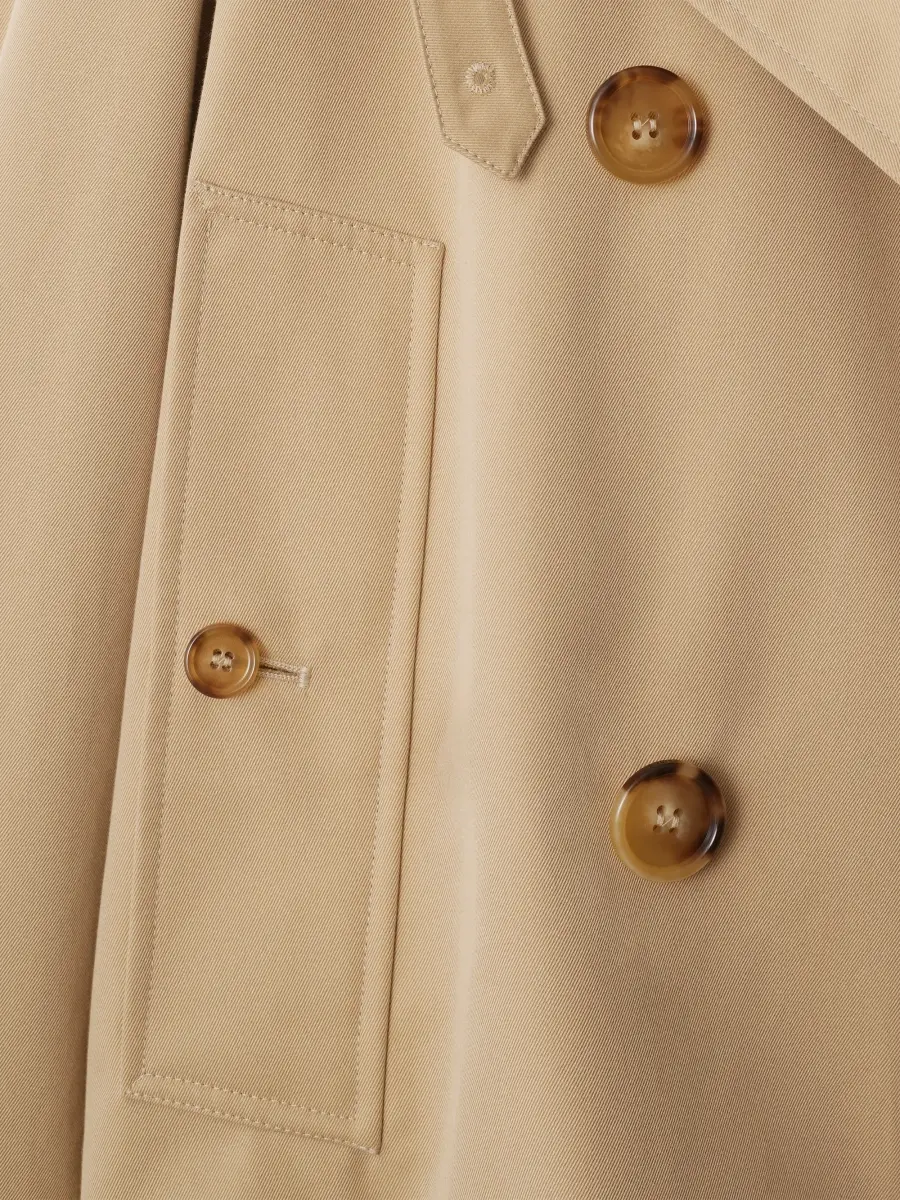 Burberry Women's Cotton Gabardine Crop Trench Jacket | Thumbnail 8