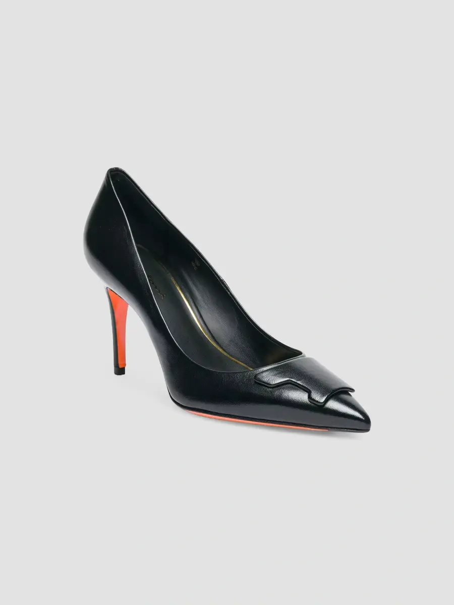 Santoni Women's 85MM Patent Leather Pumps | Thumbnail 2