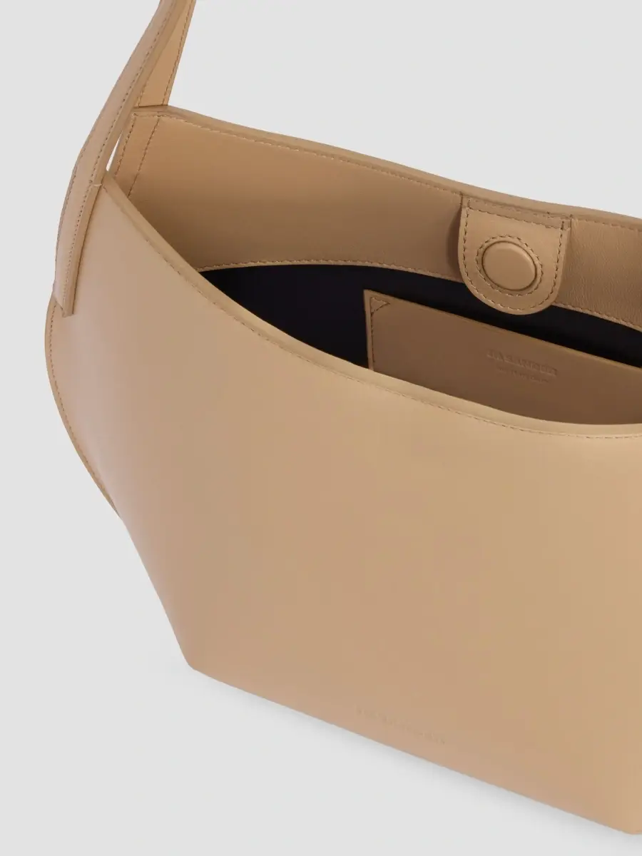 Jil Sander Women's Kante Leather Shoulder Bag | Thumbnail 3