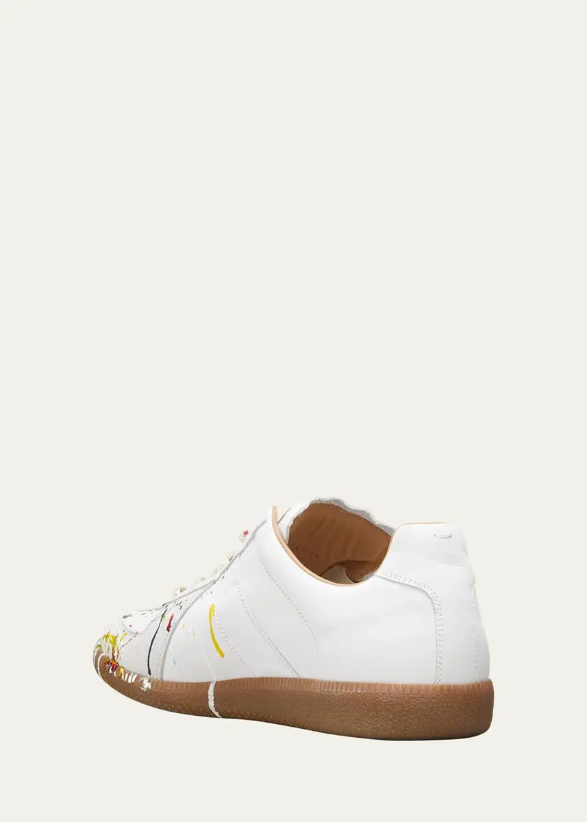 Maison Margiela Men's Replica Paint-Splatter Sneakers | Thumbnail 4 Maison Margiela Men's Replica Paint-Splatter Sneakers | Thumbnail 4