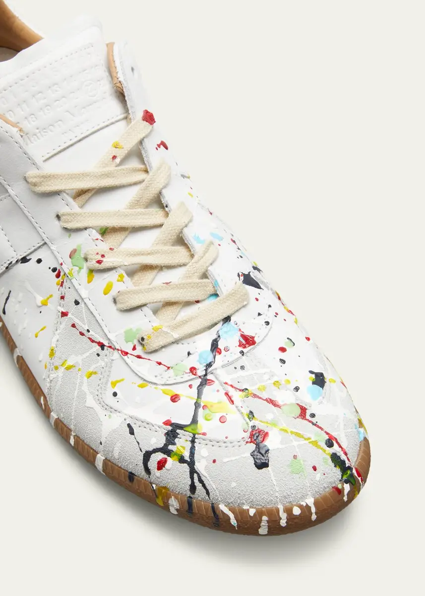 Maison Margiela Men's Replica Paint-Splatter Sneakers | Thumbnail 5 Maison Margiela Men's Replica Paint-Splatter Sneakers | Thumbnail 5