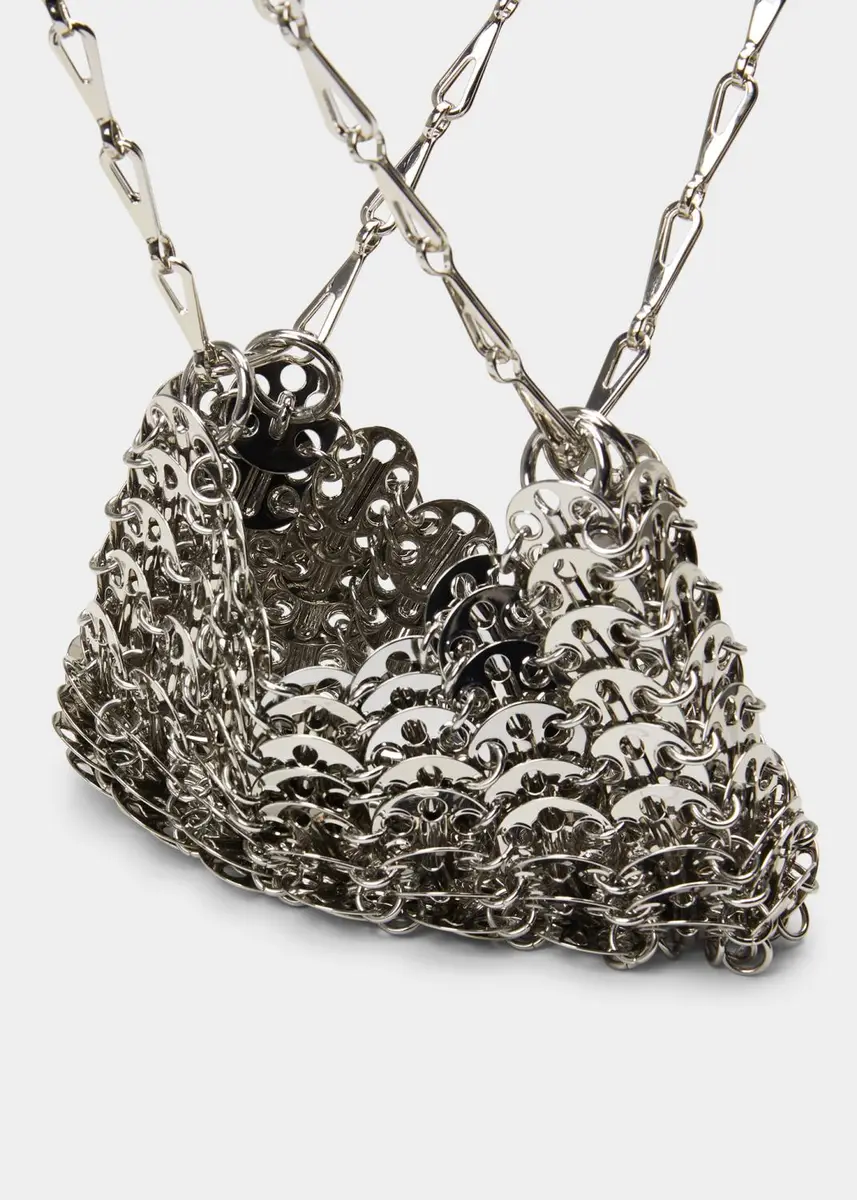 Rabanne Nano 69 Metallic Disc Crossbody Bag | Thumbnail 4 Rabanne Nano 69 Metallic Disc Crossbody Bag | Thumbnail 4