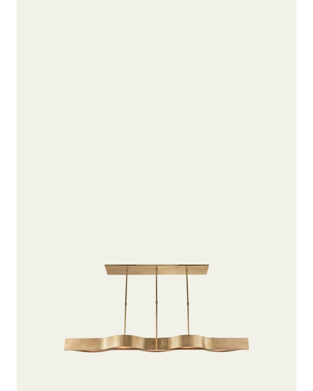 Visual Comfort Signature Avant Large Linear Pendant By Kelly Wearstler