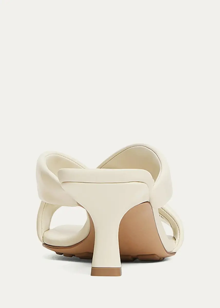 Bottega Veneta Riva Micro Woven Nappa Leather Kitten-Heel Sandals | Thumbnail 3 Bottega Veneta Riva Micro Woven Nappa Leather Kitten-Heel Sandals | Thumbnail 3