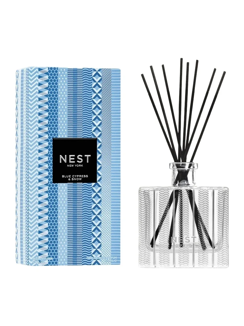 NEST New York Blue Cypress & Snow Reed Diffuser, 6 oz.
