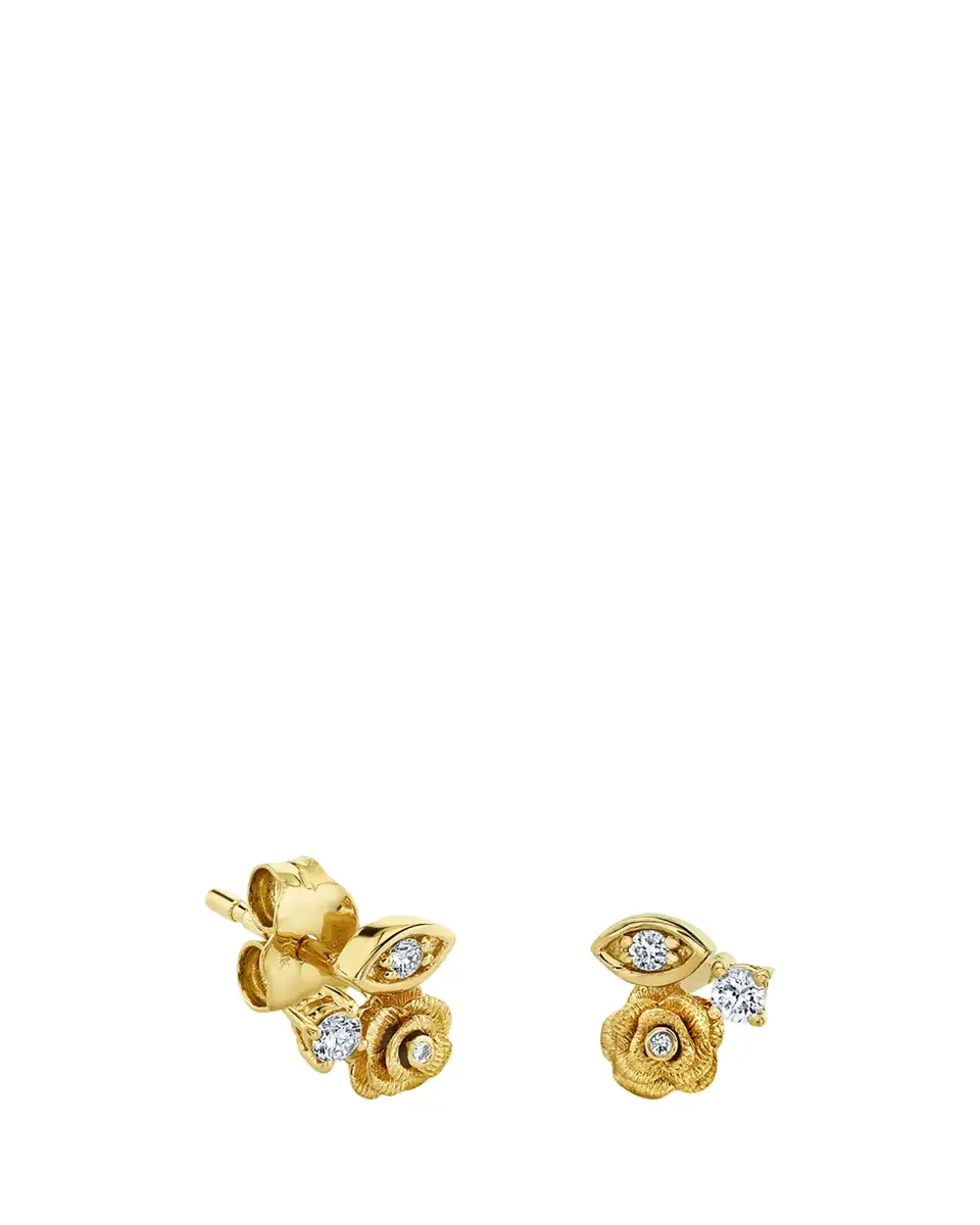 Sydney Evan 14K Yellow Gold & 0.05 TCW Diamond Single Stud Earring | Thumbnail 2 Sydney Evan 14K Yellow Gold & 0.05 TCW Diamond Single Stud Earring | Thumbnail 2