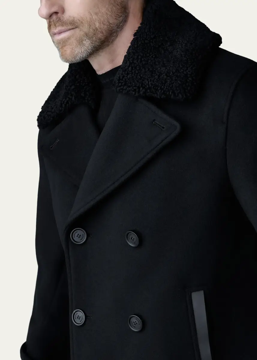 Mackage Men's Cole Wool Double Breasted Jacket | Thumbnail 5 Mackage Men's Cole Wool Double Breasted Jacket | Thumbnail 5