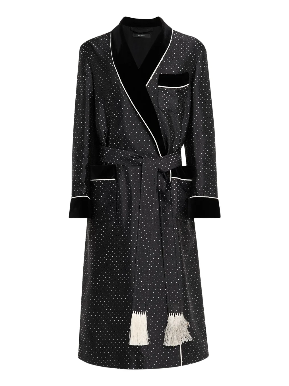 Tom Ford Men's Polka Dot Silk Robe