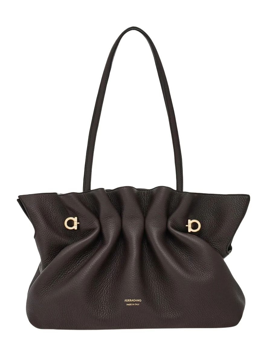 Piercing Medium Leather Shoulder Bag Piercing Medium Leather Shoulder Bag