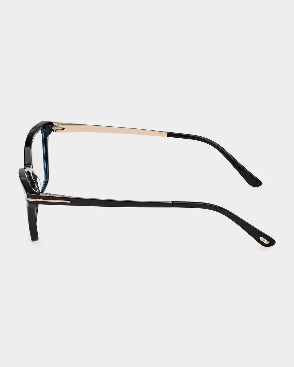 Tom Ford 56MM Blue Block Rectangular Eyeglasses | Thumbnail 3 Tom Ford 56MM Blue Block Rectangular Eyeglasses | Thumbnail 3