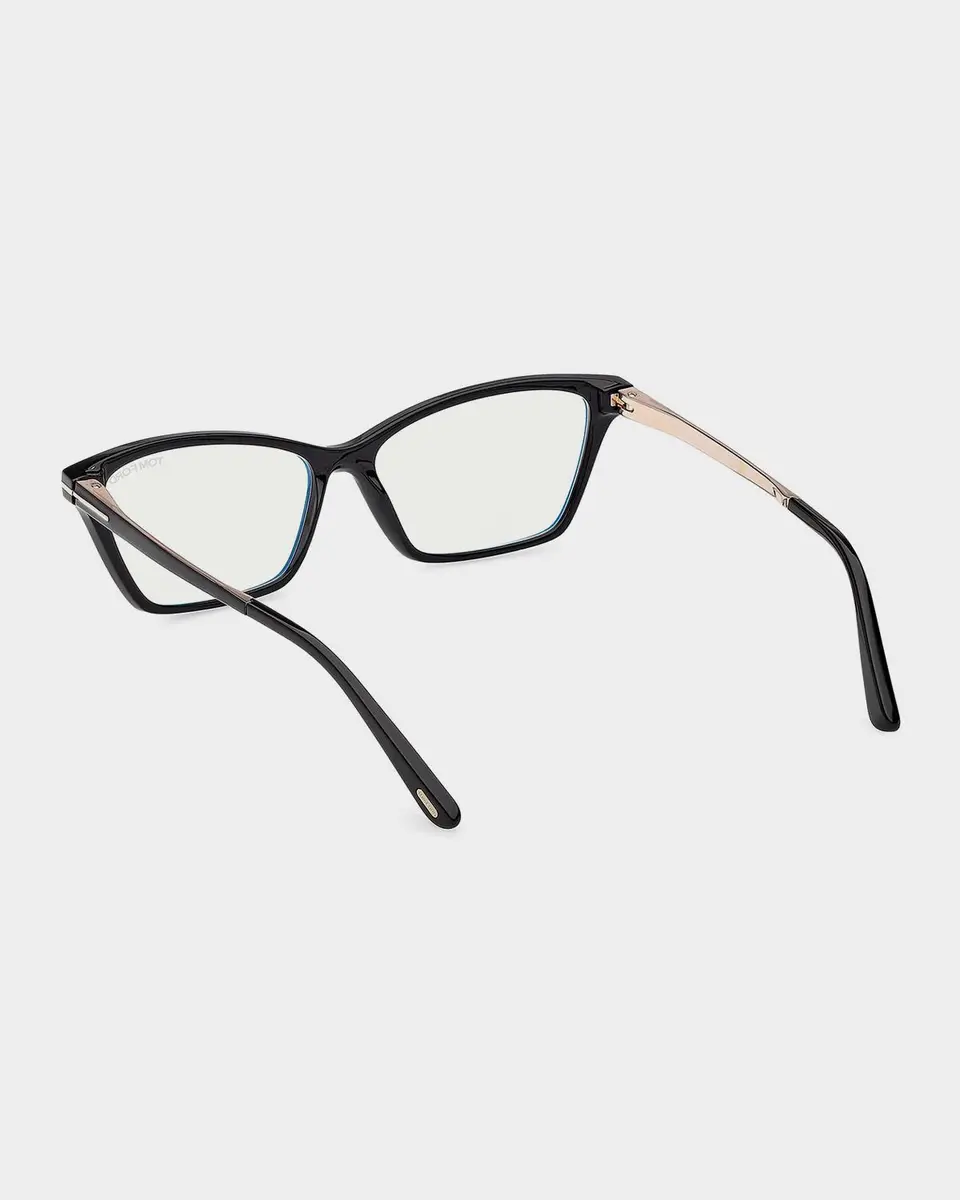 Tom Ford 56MM Blue Block Rectangular Eyeglasses | Thumbnail 4 Tom Ford 56MM Blue Block Rectangular Eyeglasses | Thumbnail 4