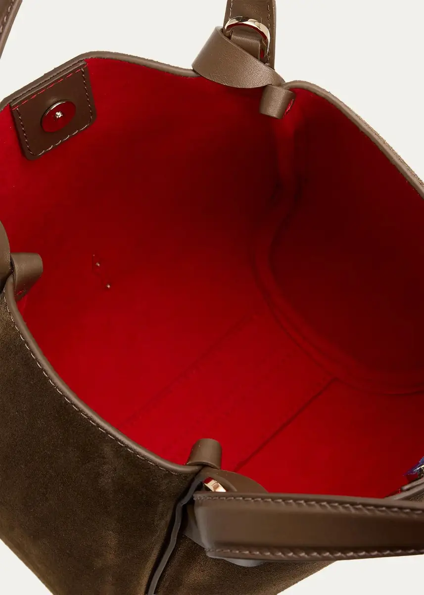 Christian Louboutin Bettina Mini Suede Tote Bag | Thumbnail 4 Christian Louboutin Bettina Mini Suede Tote Bag | Thumbnail 4