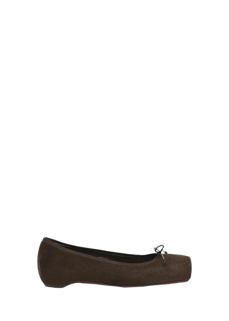 Cassia Nodo Suede Ballerina Flats Cassia Nodo Suede Ballerina Flats