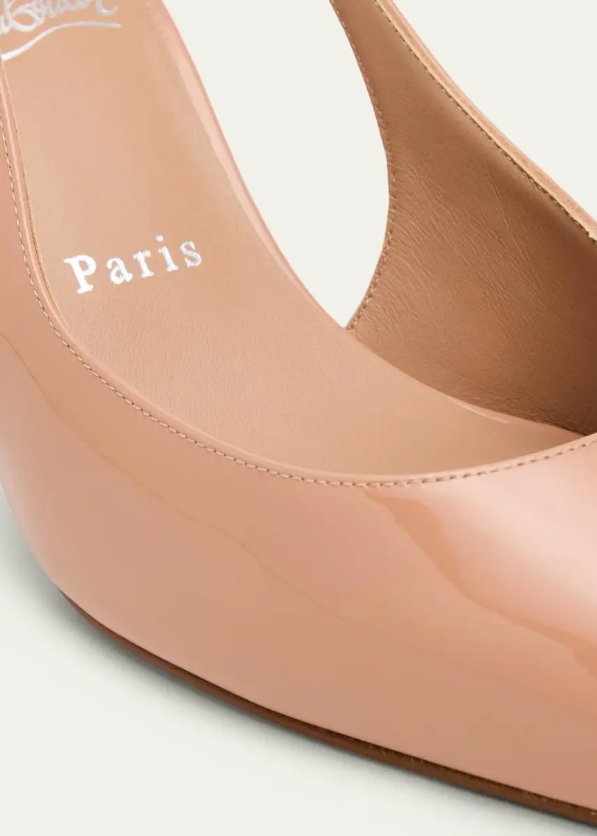 Christian Louboutin 60mm Miss Z Patent Leather Slingback Pumps | Thumbnail 12 Christian Louboutin 60mm Miss Z Patent Leather Slingback Pumps | Thumbnail 12