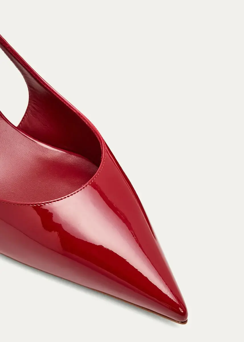Christian Louboutin 60mm Miss Z Patent Leather Slingback Pumps | Thumbnail 5 Christian Louboutin 60mm Miss Z Patent Leather Slingback Pumps | Thumbnail 5
