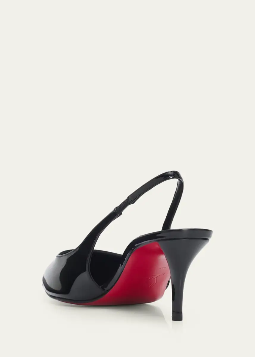 Christian Louboutin 60mm Miss Z Patent Leather Slingback Pumps | Thumbnail 6 Christian Louboutin 60mm Miss Z Patent Leather Slingback Pumps | Thumbnail 6