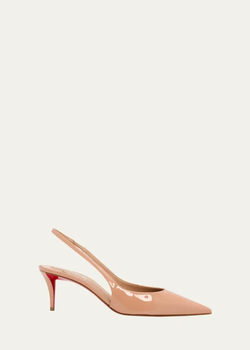 Christian Louboutin 60mm Miss Z Patent Leather Slingback Pumps | Thumbnail 8 Christian Louboutin 60mm Miss Z Patent Leather Slingback Pumps | Thumbnail 8
