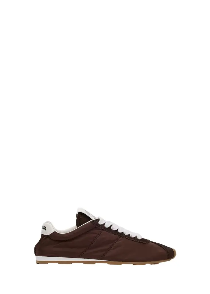 Low-Top Nylon & Suede Sneakers Low-Top Nylon & Suede Sneakers