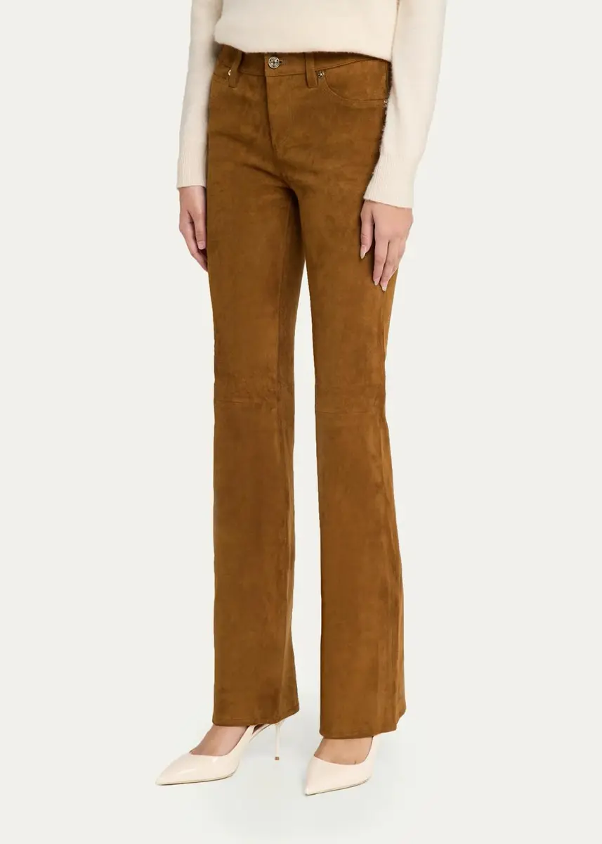 Frame The Suede Rodeo Bootcut Pants | Thumbnail 4 Frame The Suede Rodeo Bootcut Pants | Thumbnail 4