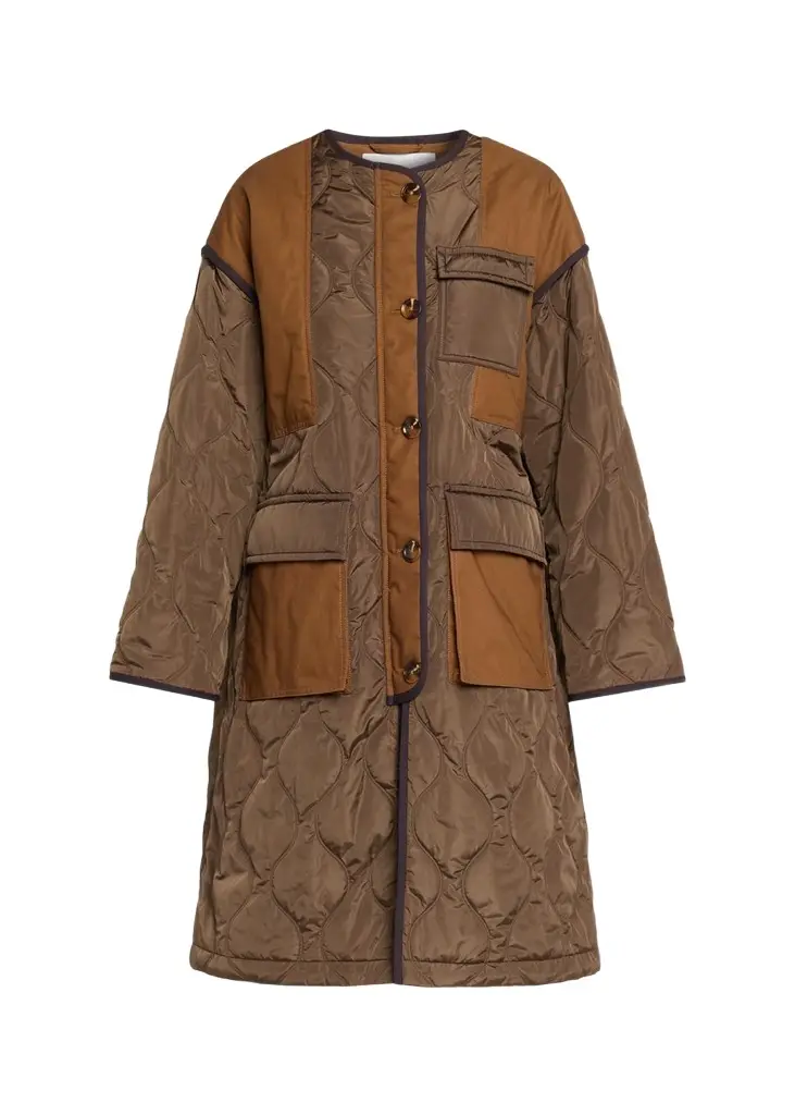 Quilted Nylon Coat Quilted Nylon Coat