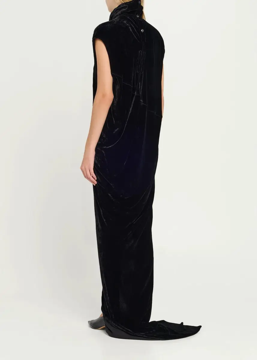 Rick Owens EDFU Velvet Slit Gown | Thumbnail 3 Rick Owens EDFU Velvet Slit Gown | Thumbnail 3