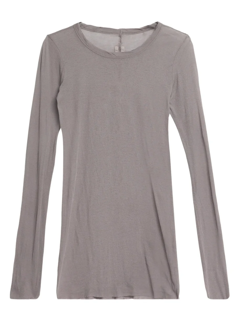 Rick Owens Long-Sleeve Rib Cotton T-Shirt
