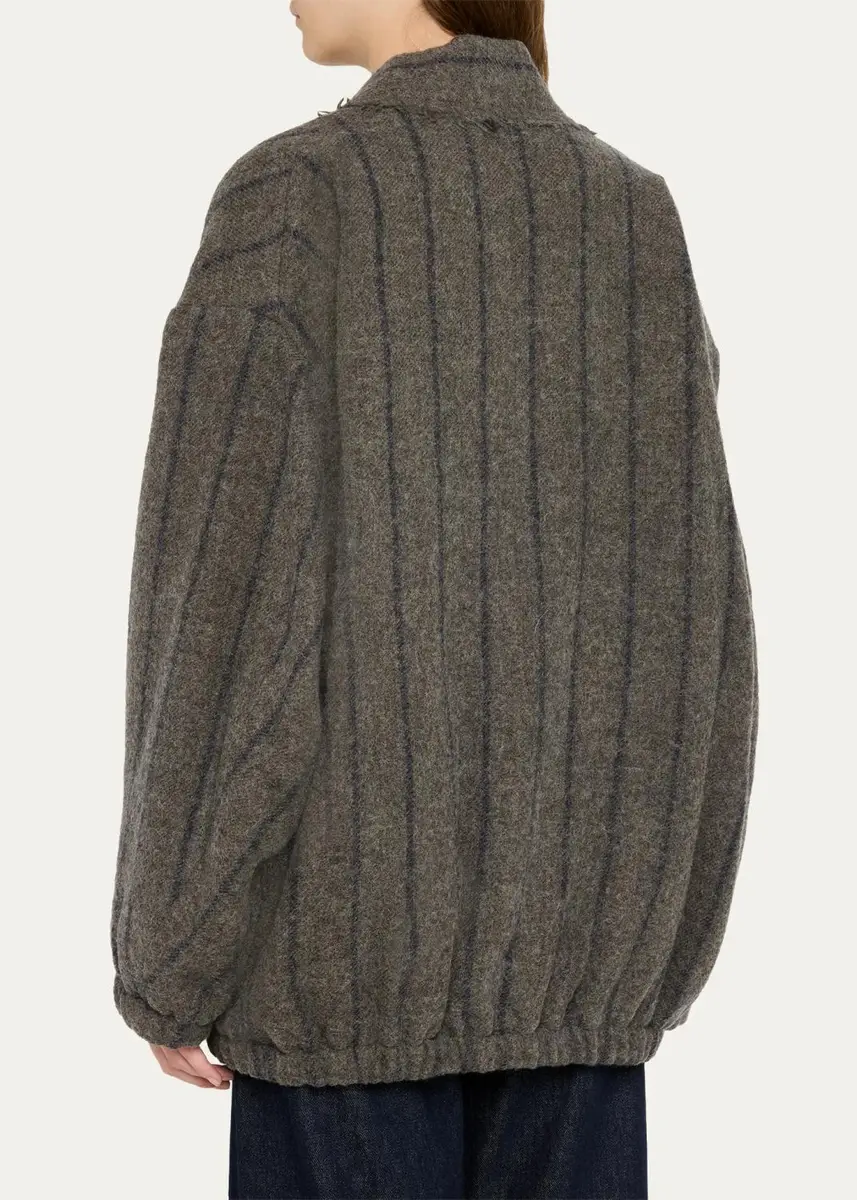 R13 Striped Virgin Wool Cardigan | Thumbnail 3 R13 Striped Virgin Wool Cardigan | Thumbnail 3
