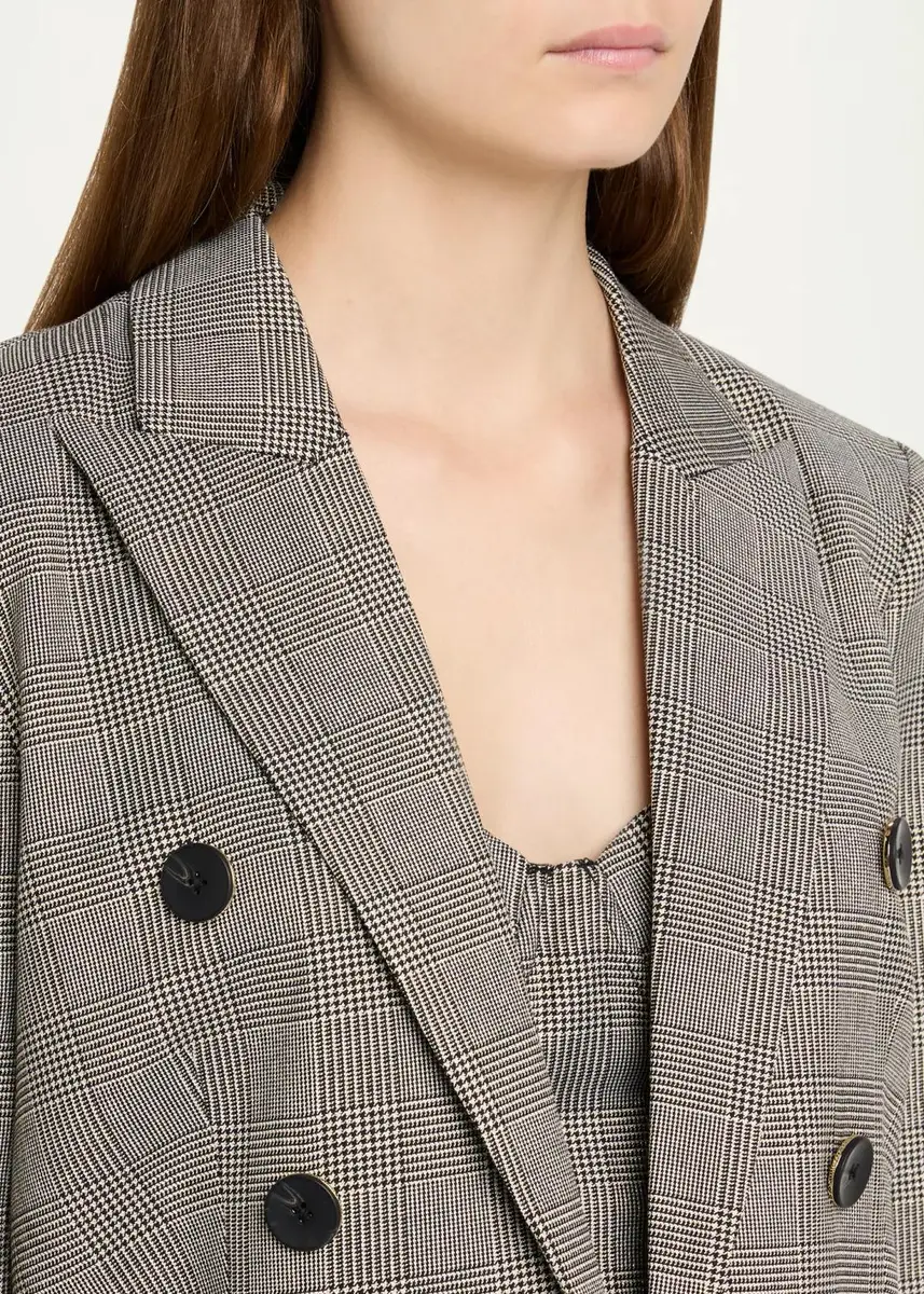 L'Agence Lila Plaid Boxy Blazer | Thumbnail 5 L'Agence Lila Plaid Boxy Blazer | Thumbnail 5