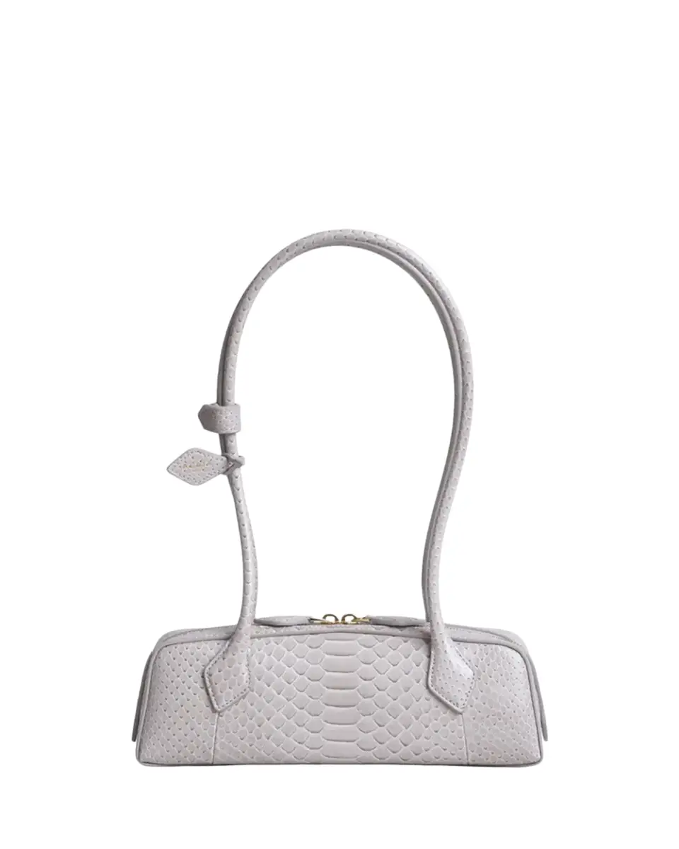 Alaïa Le Teckel Small Snakeskin Shoulder Bag | Thumbnail 2 Alaïa Le Teckel Small Snakeskin Shoulder Bag | Thumbnail 2