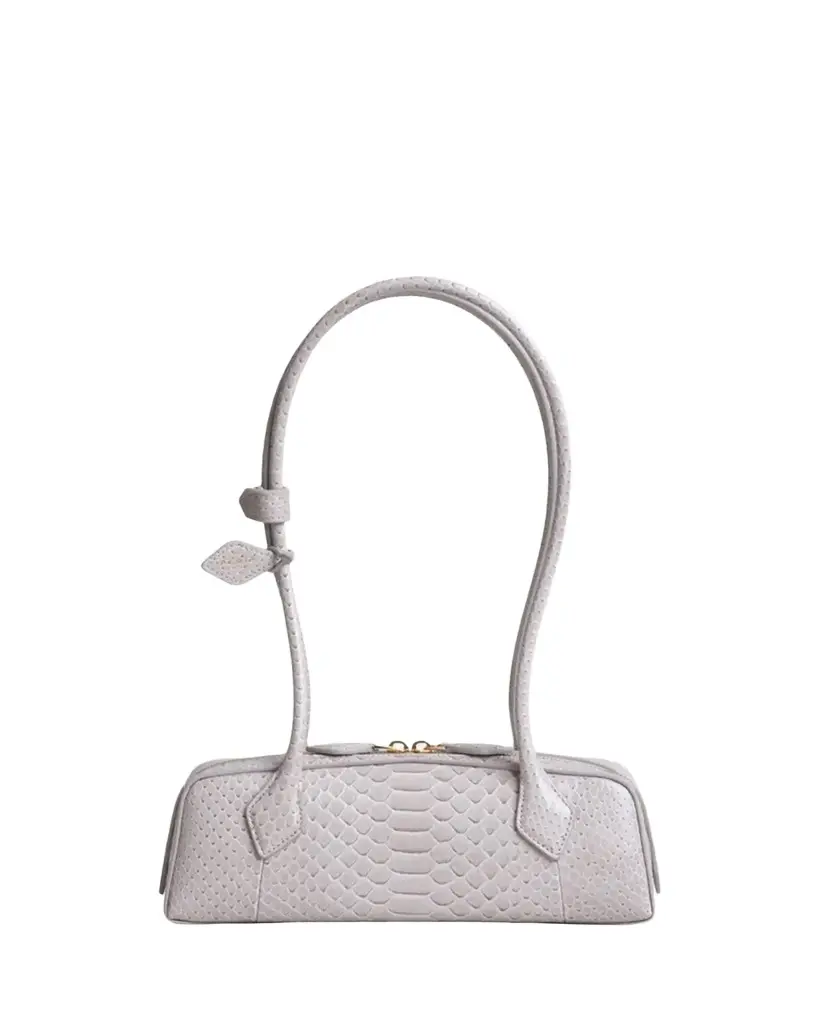Le Teckel Small Snakeskin Shoulder Bag