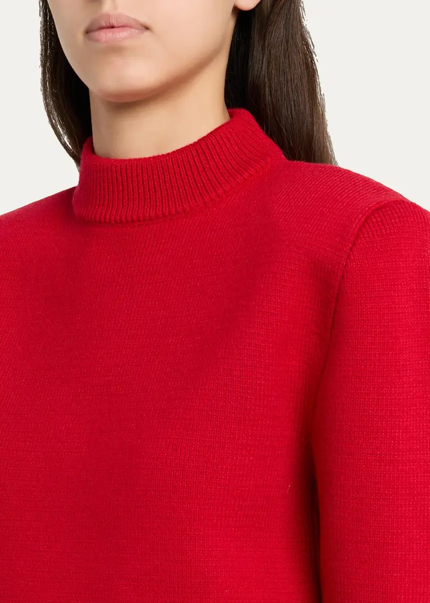 Willy Chavarria Chavela Wool Short-Sleeve Crop Sweater | Thumbnail 5 Willy Chavarria Chavela Wool Short-Sleeve Crop Sweater | Thumbnail 5