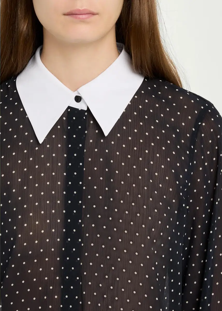L'Agence Sona Polka-Dot Chiffon Blouse | Thumbnail 5 L'Agence Sona Polka-Dot Chiffon Blouse | Thumbnail 5