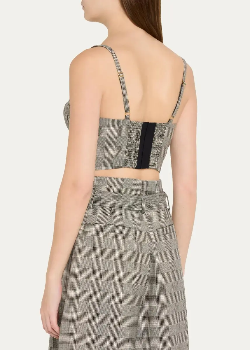 L'Agence Sonya Plaid Bustier Top | Thumbnail 3 L'Agence Sonya Plaid Bustier Top | Thumbnail 3