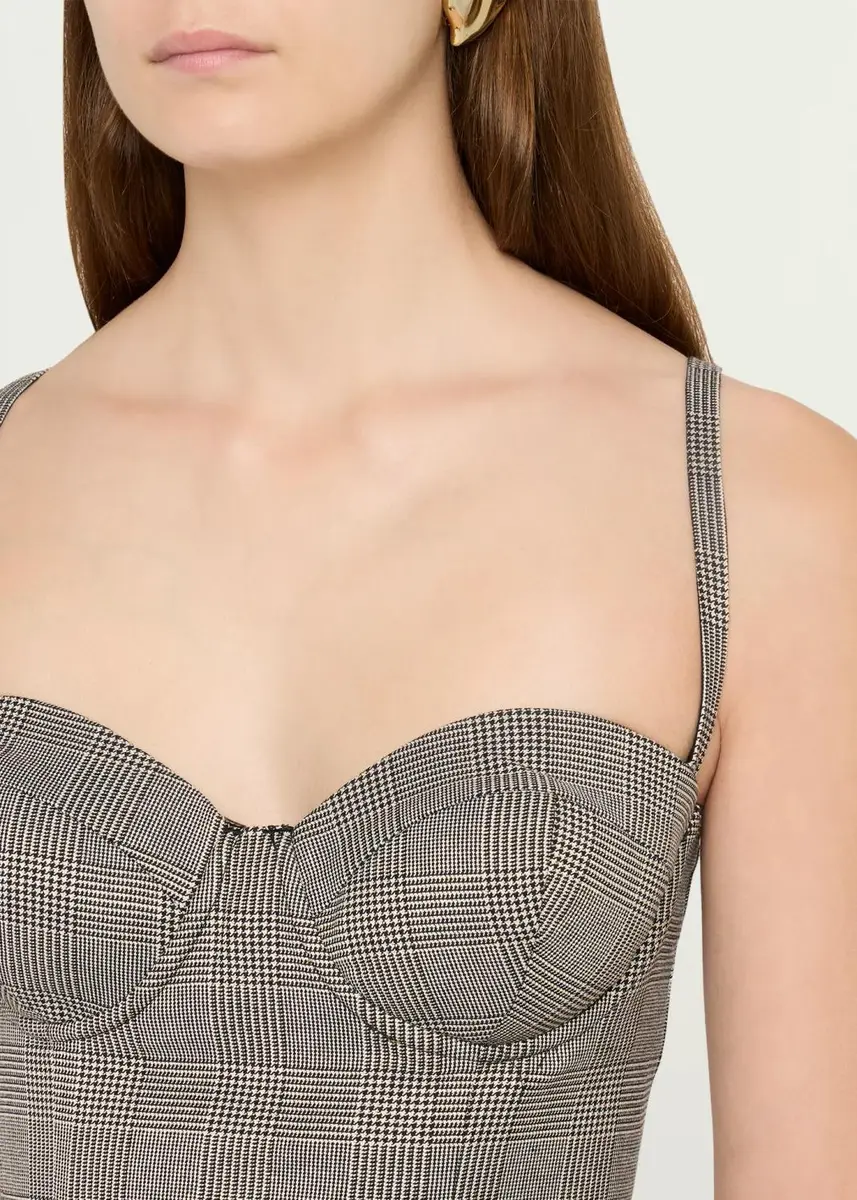 L'Agence Sonya Plaid Bustier Top | Thumbnail 5 L'Agence Sonya Plaid Bustier Top | Thumbnail 5