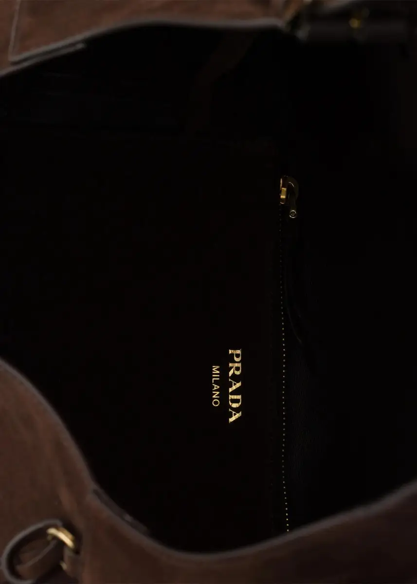 Prada Boogie Suede Hobo Bag | Thumbnail 4 Prada Boogie Suede Hobo Bag | Thumbnail 4