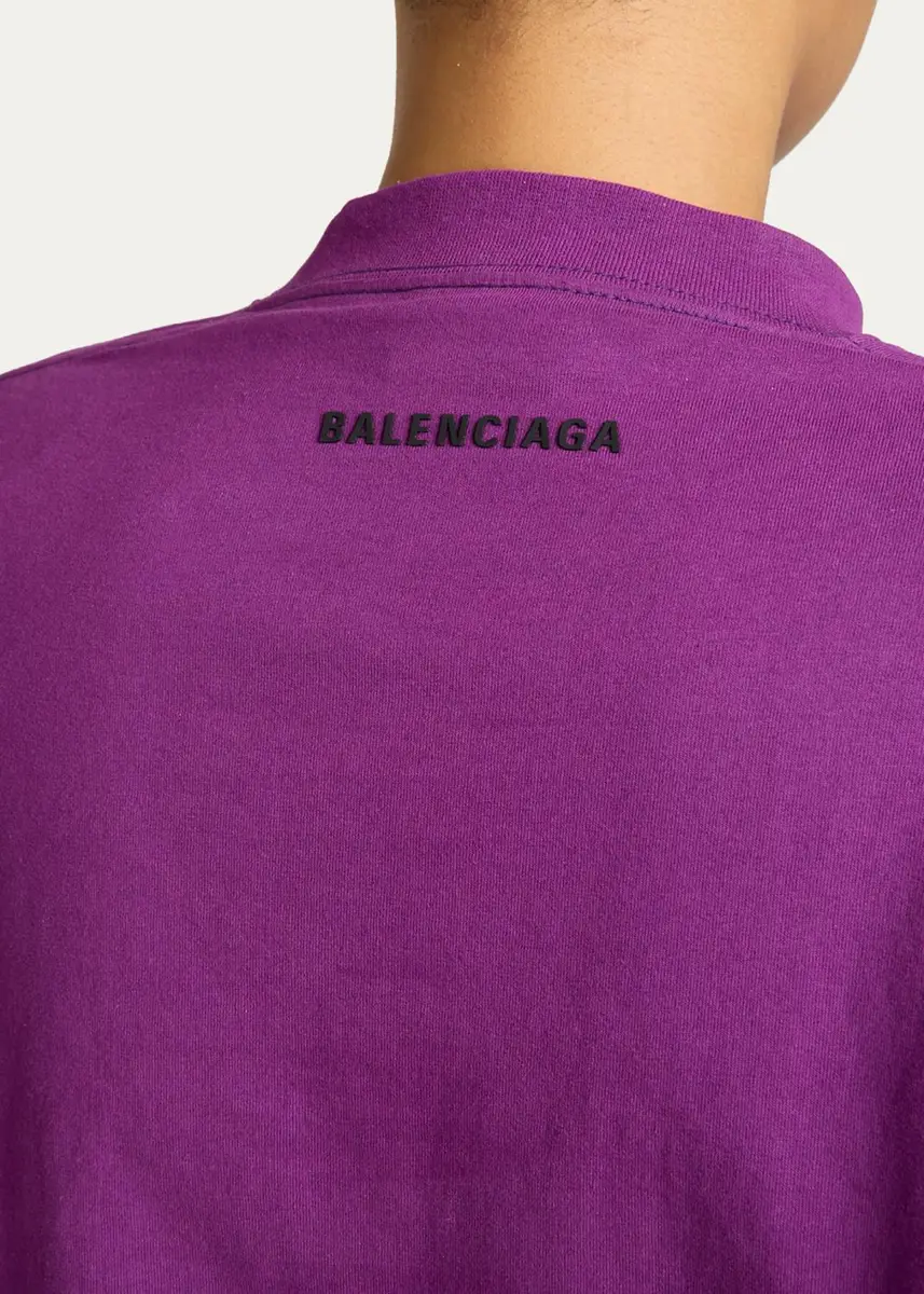 Balenciaga Tucked Twisted Long-Sleeve T-Shirt | Thumbnail 5 Balenciaga Tucked Twisted Long-Sleeve T-Shirt | Thumbnail 5