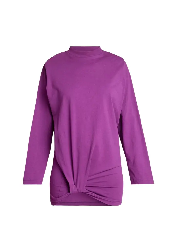 Tucked Twisted Long-Sleeve T-Shirt Tucked Twisted Long-Sleeve T-Shirt