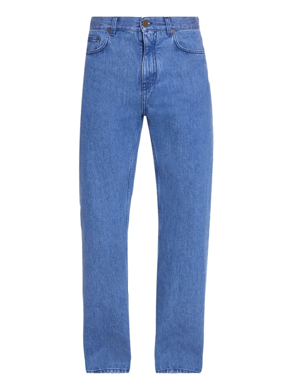 Gabriela Hearst Men's Rey Straight-Leg Five-Pocket Jeans