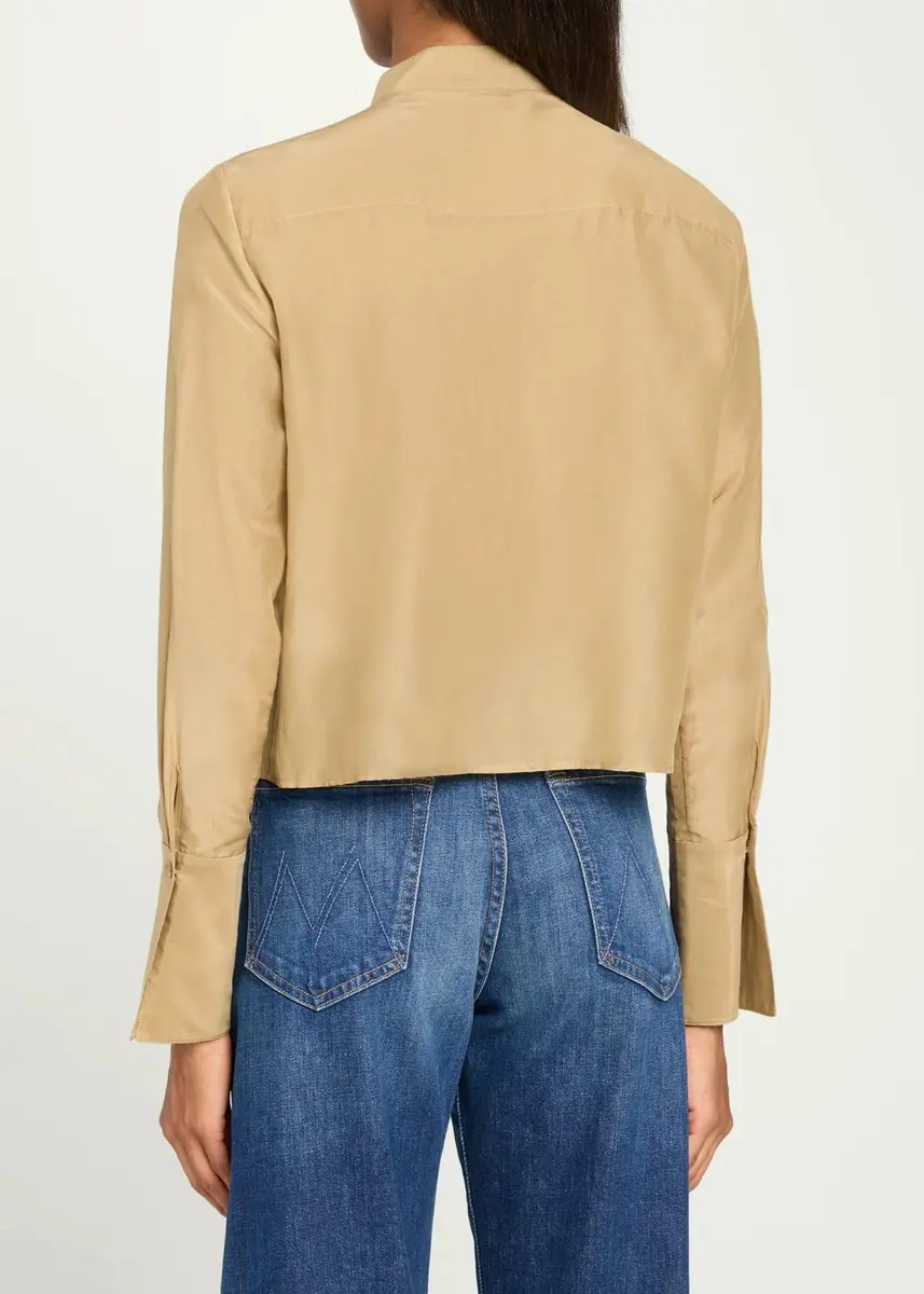 TWP Patti Ruffle Cotton-Silk Blouse | Thumbnail 3 TWP Patti Ruffle Cotton-Silk Blouse | Thumbnail 3