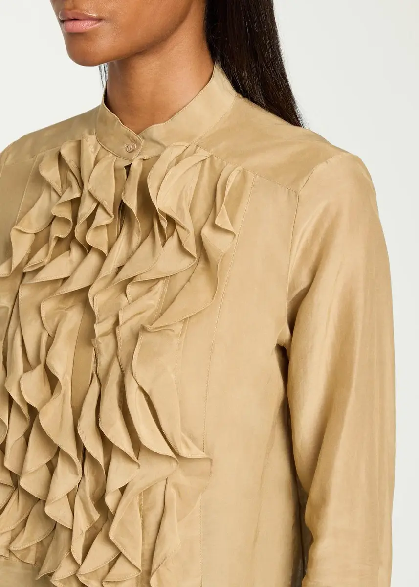 TWP Patti Ruffle Cotton-Silk Blouse | Thumbnail 5 TWP Patti Ruffle Cotton-Silk Blouse | Thumbnail 5