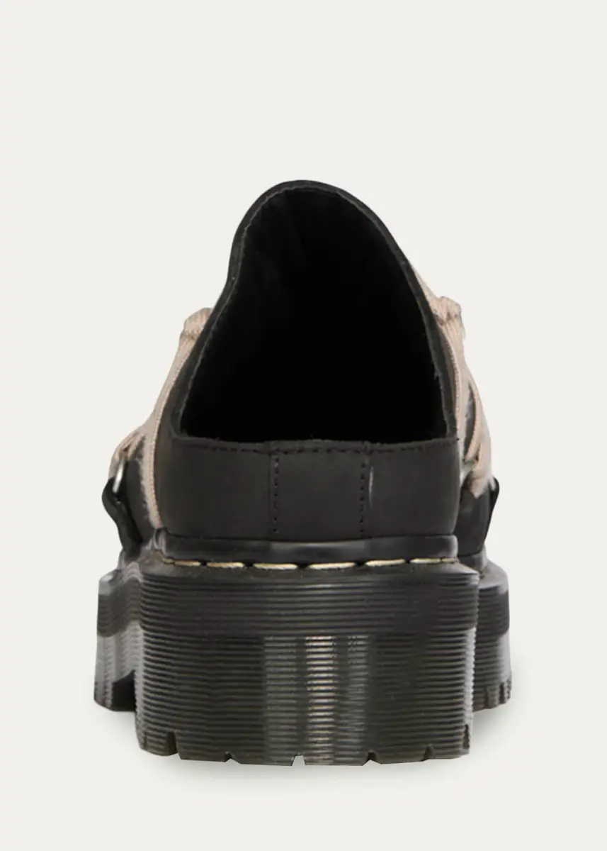Rick Owens x Dr. Martens Men's FW26 Quad Sole Megalace Nubuck Leather Mules | Thumbnail 2