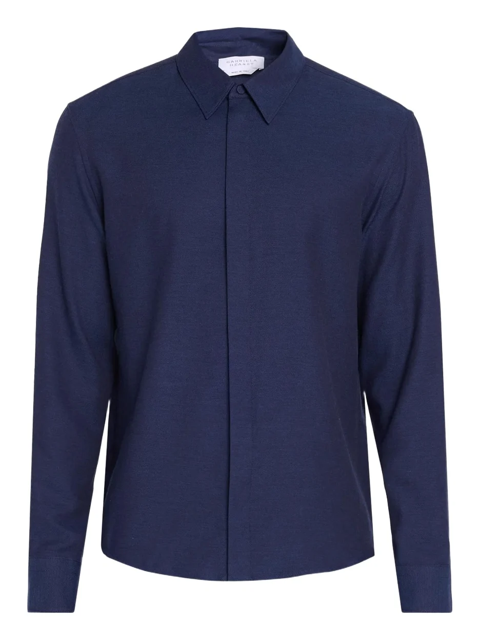 Gabriela Hearst Men's Cotton & Cashmere Shirt