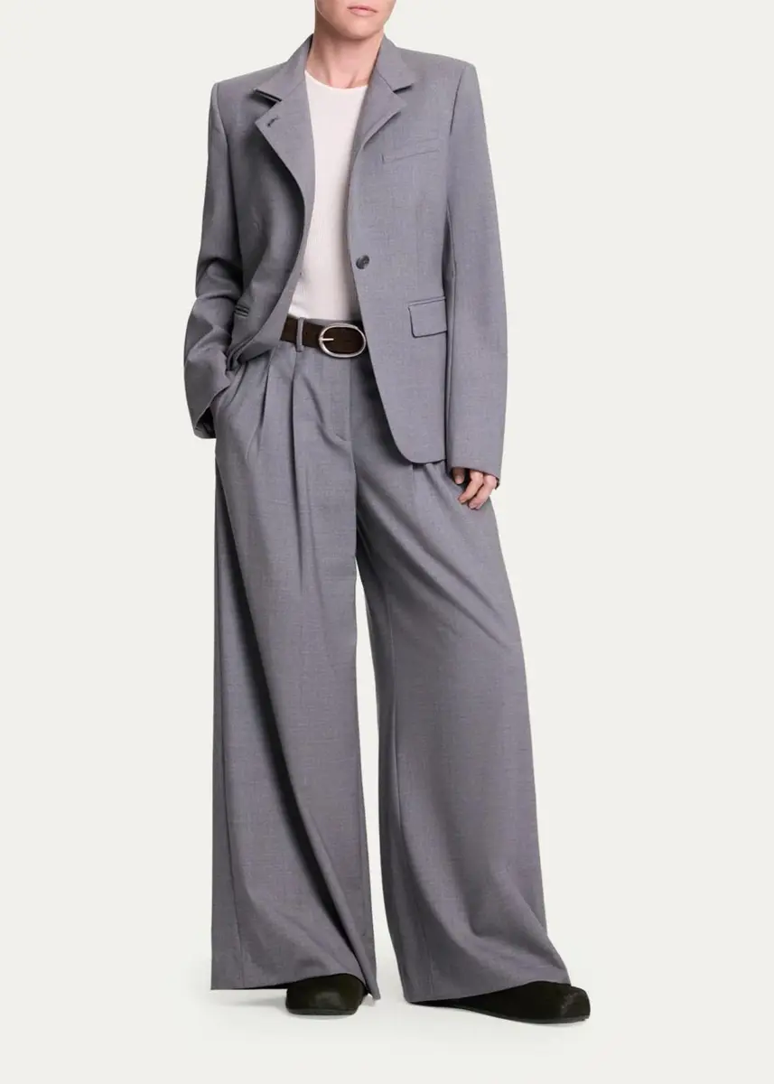 TWP Avery Pleated Wide-Leg Trousers | Thumbnail 2 TWP Avery Pleated Wide-Leg Trousers | Thumbnail 2
