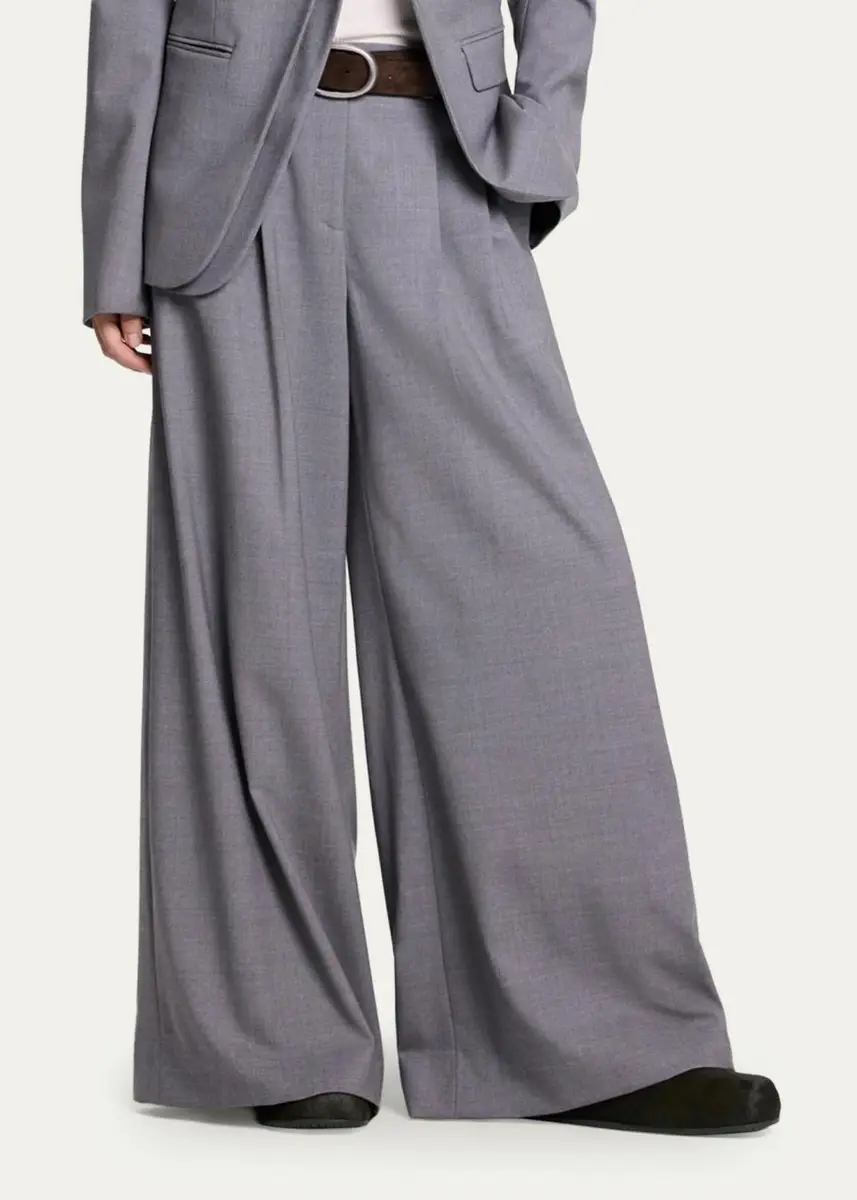TWP Avery Pleated Wide-Leg Trousers | Thumbnail 4 TWP Avery Pleated Wide-Leg Trousers | Thumbnail 4