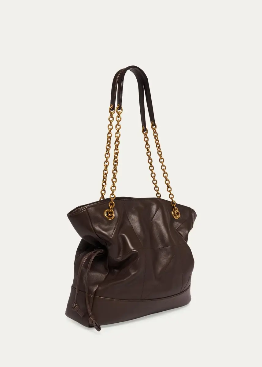 Saint Laurent Jamie Logo Leather Shoulder Bag | Thumbnail 3