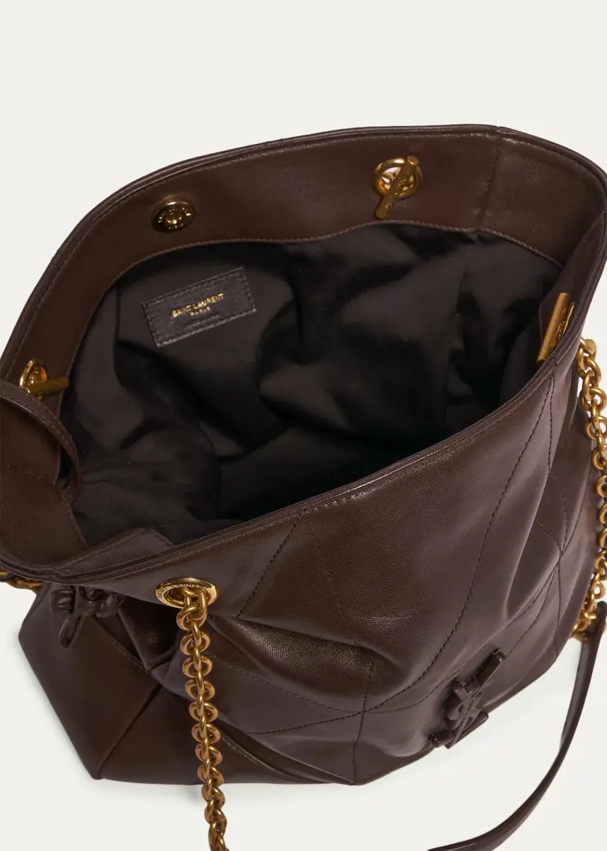 Saint Laurent Jamie Logo Leather Shoulder Bag | Thumbnail 4